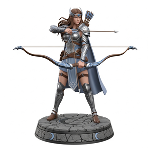 Özel baskı 3D PVC reçine Moonlight hunşekilli kalıp heykeli hediye koleksiyonu masaüstü süsler - Product Image 3