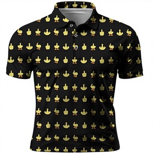 Camisetas de Golf de Manga Corta para Hombre, Transpirables, 100% Poliéster, Tejido de Punto, Estampado de Patatas, Secado Rápido, Diseño Divertido, Regalos - Product Image 2