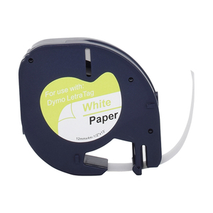 Cinta de etiqueta blanca de papel compatible 91200 S0721510 para fabricante de etiquetas <span class=keywords><strong>DYMO</strong></span> <span class=keywords><strong>LETRATAG</strong></span> - Product Image 2