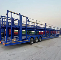 Ottc Car Carrier 5/6/7/8/10 Cars Double Deck Transporter Semi Truck Auto Trailer Large Car Carrier Long-distance Professional