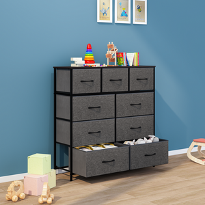 <span class=keywords><strong>Redman</strong></span> Alta Calidad Gran capacidad Ajustable Portátil Negro Gran casillero para Dormitorio Con 9 Cajones - Product Image 6