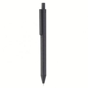 Custom Logo Eco Friendly Wheat Straw <b>Retractable</b> Ballpoint <b>Pen</b> Click Action <b>Pens</b> for Tradeshow Giveaways - Product Image 3