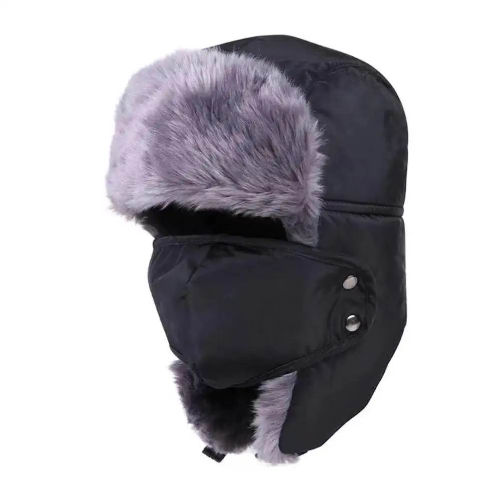 Unisex Winter Warm Trapper Hat With Mask