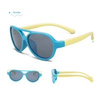 Gafas de sol infantiles de alta calidad para niños de 1 a 3 años, gafas de silicona flexibles para bebés, protección UV polarizada UV400 a la moda