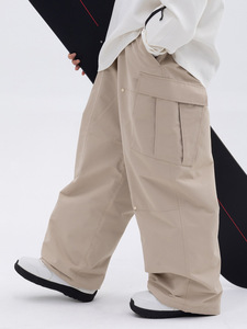 Pantalon de ski SNOWVERB unisexe, coupe ample, imprimé léopard, imperméable, respirant, coupe-vent, chaud, pour la saison des neiges - Product Image 4
