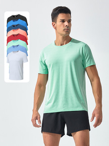 Premium Custom 4 Way <strong>Stretch</strong> Moisture Wicking <strong>Men</strong> Gym Quick Dry T-shirt 80% Polyester 11% Athletic Spandex t Shirts for <strong>Men</strong> - Product Image 1