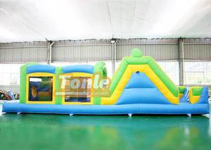Precio de fábrica, juegos interactivos comerciales al aire libre, carrera de obstáculos inflable a la venta - Product Image 5