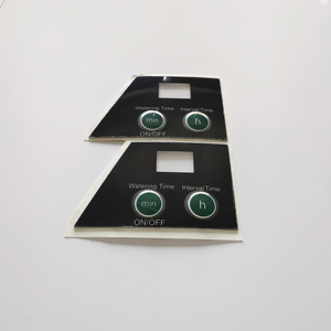 Tùy Chỉnh 0.25 0.38 Dày Nhựa PC Mái vòm Nút Bảng Điều Khiển Đồ Họa Cắt Dịch Vụ Sticker Lớp Phủ Cho Máy - Product Image 3