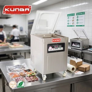 <span class=keywords><strong>Machine</strong></span> d'emballage <span class=keywords><strong>sous</strong></span> <span class=keywords><strong>vide</strong></span> alimentaire automatique électrique professionnelle industrielle KUNBA DZ400/2E en acier inoxydable à économie d'énergie - Product Image 1