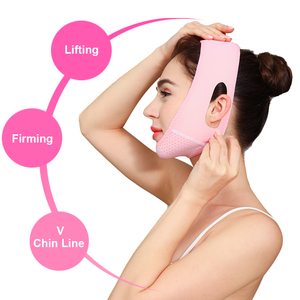 Bandage élastique amincissant pour le visage, en ligne <span class=keywords><strong>V</strong></span>, raffermissant, pour femmes, menton, joues, ceinture faciale Anti-rides, sangle de soins du visage, 1 pièce - Product Image 4