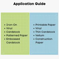 Tapis de coupe 8.5 x 12in pour Cricut Joy Xtra Variété de remplacement Grip Standard Grip Light Grip Strong Grip Adhesive Cut Mats