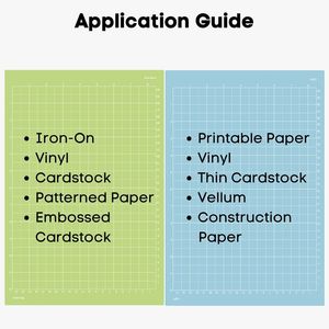 Tapis de coupe 8.5 x 12in pour <span class=keywords><strong>Cricut</strong></span> Joy Xtra Variété de remplacement Grip Standard Grip Light Grip Strong Grip Adhesive Cut Mats - Product Image 2