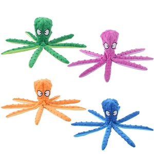 Nuovi Giochi per Cani a Forma di Polpo in Peluche di Grande Successo, Resistenti ai Morsi, con <span class=keywords><strong>Squeak</strong></span>, per Masticazione e Addestramento Cuccioli, Morbidi Accessori per Animali da Esterno con Logo Personalizzato - Product Image 2