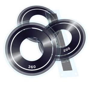 Certified ISO9001 <strong>Optical</strong> Glass Code <strong>Disk</strong> for CNC Rotary <strong>Encoder</strong> Fabrication Services Thickness 0.05-3.0mm MOQ 10 Pcs OEM/ODM - Product Image 1