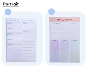 Agenda Settimanale da Scrivania in Cartone Rigido con Pagine Facili da Scrivere, Blocco Note per Lista delle Attività Settimanali con 52 Fogli Non Datati Staccabili - Product Image 2