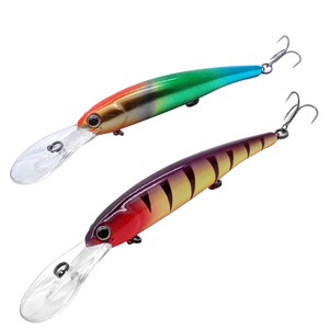 Alpha 12cm 19g Deep Diving Long Bill <span class=keywords><strong>Minnow</strong></span> Hard Bait Leurre coulant pour la pêche en eau douce salée à la truite basse - Product Image 2
