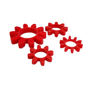 Acoplamiento Sanshi PU <span class=keywords><strong>de</strong></span> poliuretano tipo araña HRC, acoplamientos estrella y inserto amortiguador para acoplamiento - Product Image 1