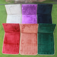 Tapis de prière musulman de voyage islamique de mode tapis de prière pliable avec dossier