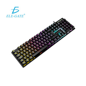 ELE-GATE Wired Mechanical <b>Keyboard</b> 105 Keys RGB Backlight <b>USB</b> Connection - Product Image 2