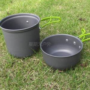 Ensemble de casseroles et poêles de camping pliantes de haute qualité pour l'extérieur en gros - Product Image 1