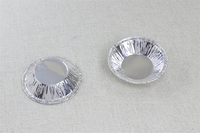 Moule à tarte rond jetable en aluminium, compatible congélateur et four, qualité alimentaire, Topwell 60ml, pour desserts et snacks