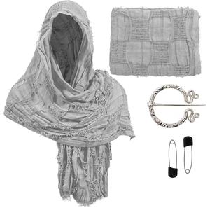 Halloween adulto Medieval <span class=keywords><strong>con</strong></span> <span class=keywords><strong>capucha</strong></span> capa vikingo renacimiento traje Punk estilo diseñador <span class=keywords><strong>bufanda</strong></span> para habitual - Product Image 4