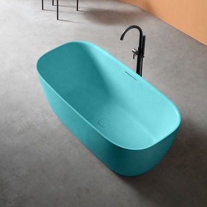 Moderna Bañera Independiente Ecológica para SPA Interior, Bañera de Inmersión con Textura de <span class=keywords><strong>Roca</strong></span> Artificial Colorida para Hotel o Apartamento - Product Image 4