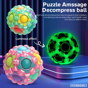 6 pièces lumineux fidget jouets <span class=keywords><strong>jeu</strong></span> <span class=keywords><strong>anti</strong></span>-<span class=keywords><strong>stress</strong></span> produits <span class=keywords><strong>silicone</strong></span> massage roller ball - Product Image 2