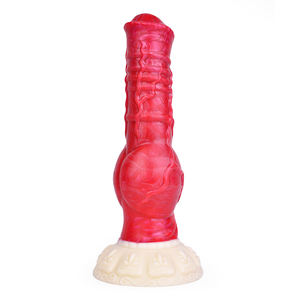 Amazon Hellfire renk koleksiyonu hayvan Penis silikon köpek inek at Penis kadın seks Masturbator yapay Penis - Product Image 1