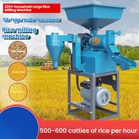 Nouvelle machine à décortiquer le riz entièrement automatique multifonctionnelle, machine à fabriquer le riz brun, décortiqueuse de paddy intégrée nouvelle génération