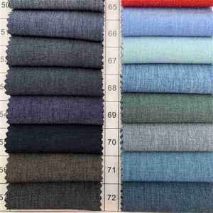 Tùy Chỉnh Đa Màu Sắc Thoáng Khí Tiếng Anh Chất Lượng Cao Polyester Spandex Mens Suiting Handwoven Phù Hợp Với Twill Vải Của Sân - Product Image 2