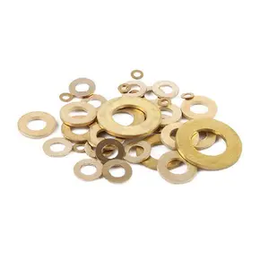 Rondella in bronzo di 48 MM di diametro interno e 53 MM rondella rotonda M4M5M6M8 denso ottone rame grande rondelle piane piatte