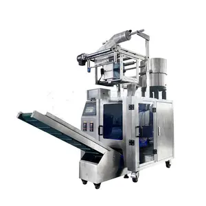 Candy pill particle bagging and counting packaging machine