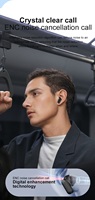 Auriculares intrauditivos TWS baratos al por mayor, auriculares inalámbricos V5.4 con cancelación de ruido y llamadas de alta definición, auriculares estéreo para juegos deportivos