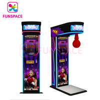 Arcade d'amusement de rue poinçonnant la machine ultime de jeu de boxe de gros poinçon actionnée par pièce extérieure
