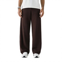 Pantalon de survêtement d'hiver pour hommes grandes tailles, en polyester/coton respirant et écologique, avec cordon de serrage, haute qualité, personnalisable sur le côté, vente en gros