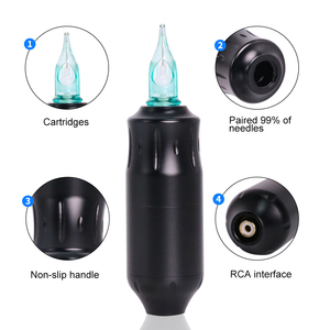 Kit de Máquina de Tatuar con Fuente de Alimentación, Cartuchos, Agujas, Pluma Rotatoria para Maquillaje Permanente para Artistas del Tatuaje Profesionales - Product Image 5