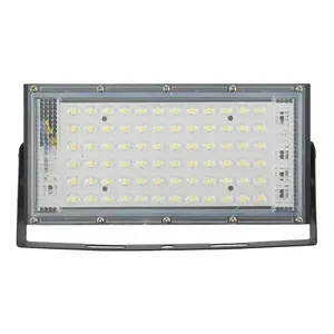 Proiettori a LED 50W da 2 riflettori grigiosi con temperature di colore bianco caldo e RGB fonte di alimentazione AC per l'illuminazione del paesaggio - Product Image 1