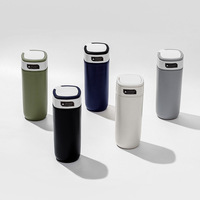 Nouveauté 2026 : Tasses à café de voyage portables, réutilisables et écologiques de 480 ml avec base à ventouse, personnalisables avec logo, pour la vente en gros
