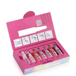 Nuevo diseño personalizado Mujeres Perfume Muestra Cubierta Caja de regalo Embalaje <span class=keywords><strong>Mam</strong></span> Perfume Muestra Kit Favorite Scents Discovery Set Box - Product Image 3