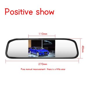 Tốt nhất bán 4.3 inch 5 "<span class=keywords><strong>Hidden</strong></span> Camera <span class=keywords><strong>DVR</strong></span> Recorder hệ thống ống kính kép đảo ngược ô tô xe Side gương chiếu hậu - Product Image 3