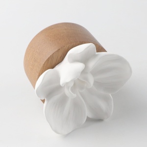 Difusor de aceite esencial de aromaterapia para el hogar, regalo, fragancia a base de madera, fragancia de flor de cerámica, ambientador, decoración - Product Image 4
