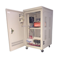 Régulateur de tension automatique statique triphasé SVC directement de l'usine, stabilisateur de tension AC 380V 2kVA en cuivre
