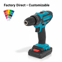 Perceuse électrique sans fil au lithium à vitesse variable LJ 600W, ensemble de 24 pièces, multifonctionnelle pour le bricolage domestique, perçage à percussion du bois