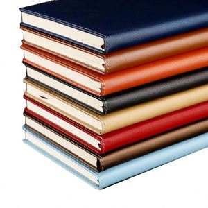 Agenda personnalisé A5, journal, carnet de luxe avec reliure thermique en PP, coffret cadeau avec stylo, papeterie d'affaires pour l'école - Product Image 6