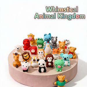Borradores con Forma de Animales Adorables, Borradores con Logotipo Personalizado, Borradores de TPR Antipolvo - Product Image 3