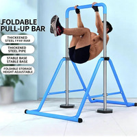 Barre de gymnastique horizontale portable et réglable avec base stable pour l'entraînement des enfants et des juniors