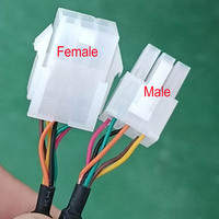 Kabel Ekstensi Molex 4.2mm Pitch 6P Male Female 39013060 MDB untuk Mesin Penjual Otomatis, Kabel Harness Isolasi