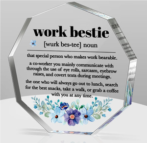 Nuevo polígono regalo del Día de San Valentín adornos acrílicos decoración del hogar regalo para mujer marido esposa niño novia padre mamá tía - Product Image 6