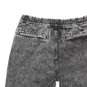Shorts décontractés pour homme, taille adulte, effet délavé, pour usage quotidien, logo personnalisé, qualité professionnelle, nouveau design avec étiquette privée. - Product Image 6